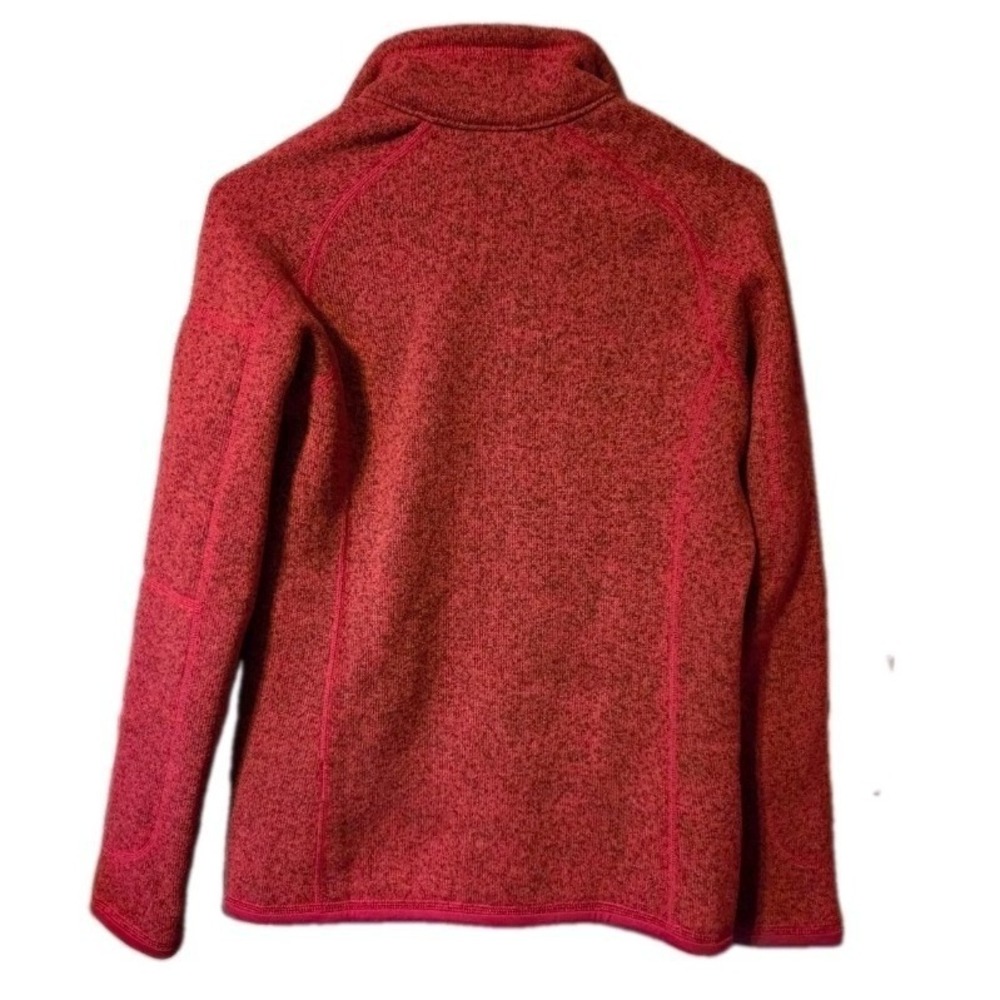 Patagonia Better Sweater Full Zip Jacket Womens XS Red Marl Fleece - Picture 4 of 4
